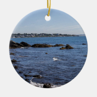 newport ri ocean view ceramic tree decoration