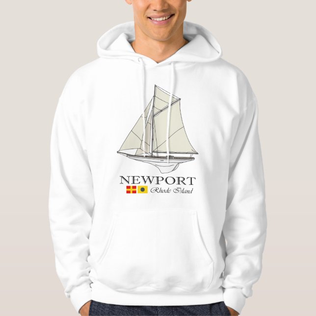 Newport RI (SB) Hoodie (Front)
