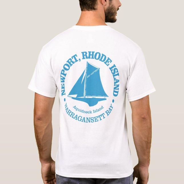 Newport RI (sloop) T-Shirt (Back)