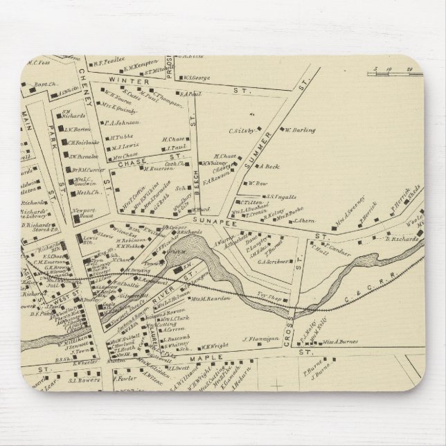 Newport, Sullivan Co Mouse Pad (Front)