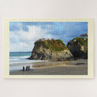 Newquay beach in Cornwall