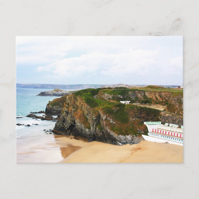 Newquay beach , UK Postcard (Front)