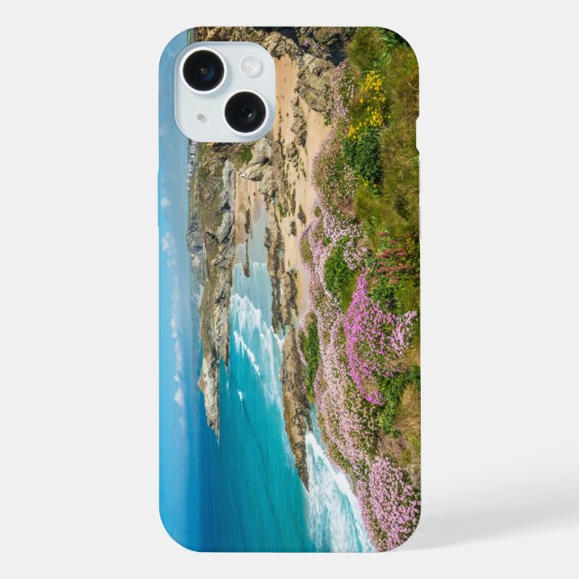 Newquay in Cornwall iPhone Case (Back)