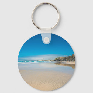 Newquay on the north Cornish Coast. England. UK. Key Ring