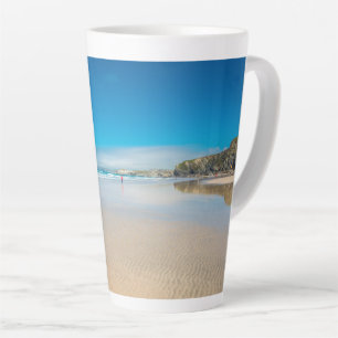 Newquay on the north Cornish Coast. England. UK. Latte Mug