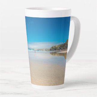 Newquay on the north Cornish Coast. England. UK. Latte Mug