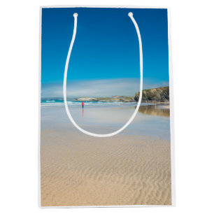Newquay on the north Cornish Coast. England. UK. Medium Gift Bag