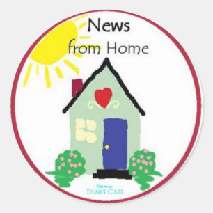 News From Home Stickers