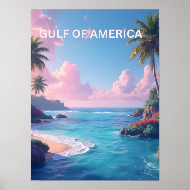 News gulf of america in pastels poster (Front)
