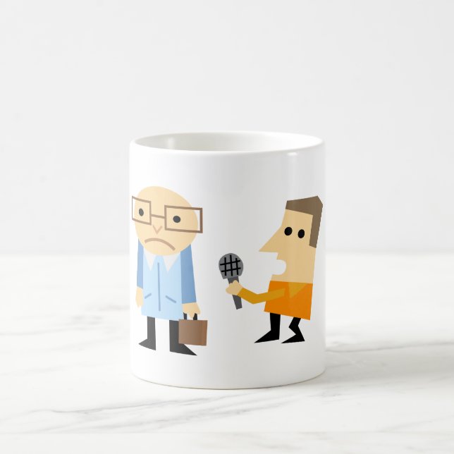 News Interview Coffee Mug (Center)