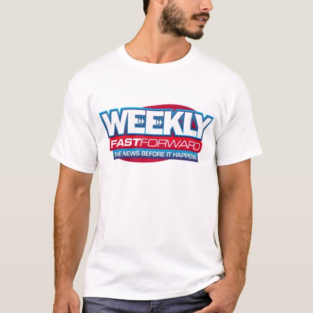 News Makeup, Weekly Fast Forward Logo T-Shirt (Front)