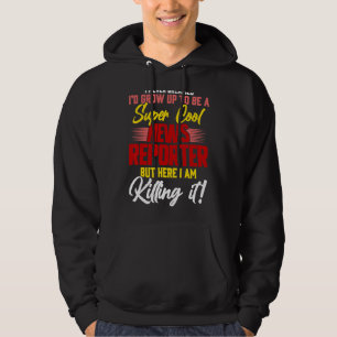 News Reporter Broadcaster Hoodie