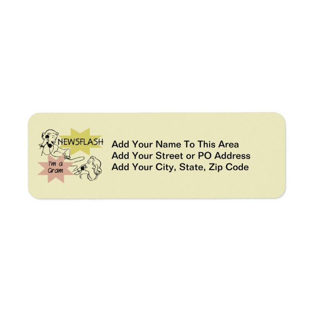 Newsflash I'm a Gram T-shirts and Gifts (Front)