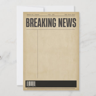Newsletter Announcement Template Card