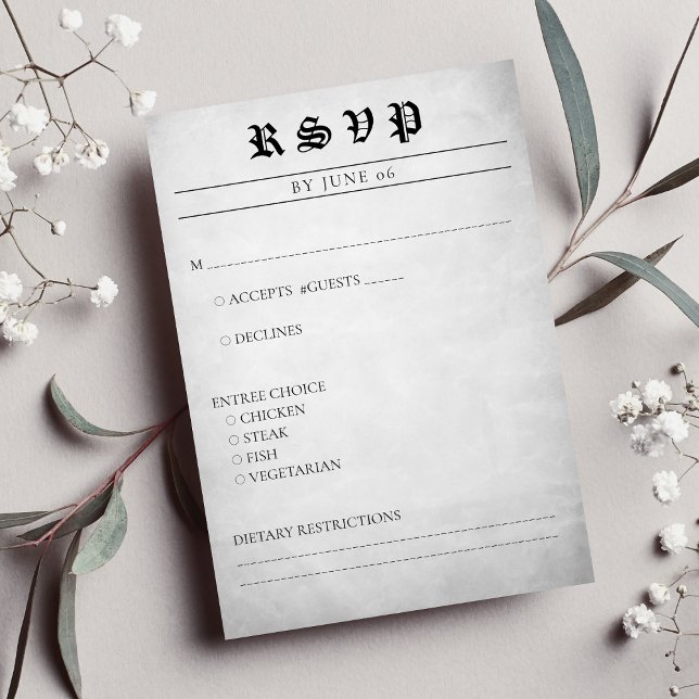 Newspaper Article Wedding RSVP (Newspaper Article Wedding RSVP
)