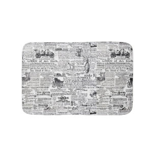 Newspaper Bath Mat