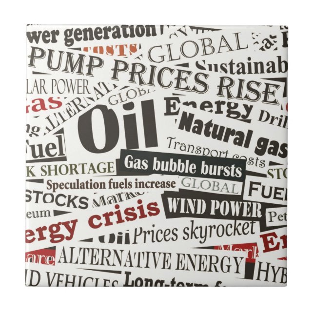 Newspaper fashion tile (Front)