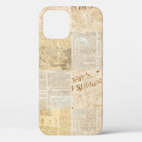 Newspaper paper grunge aged newsprint pattern back