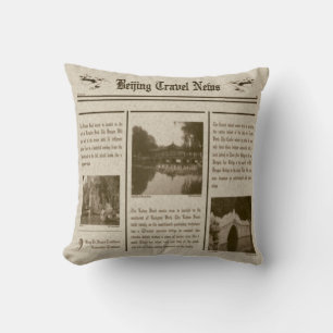 Newspaper Pillow