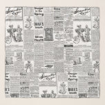 Newspaper Print Scarf<br><div class="desc">Newspaper Print Scarf</div>