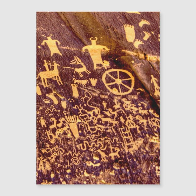 Newspaper Rock American Indian Utah (Front)