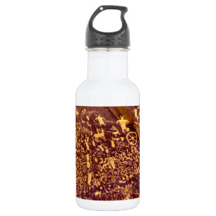 Newspaper Rock American Indian Utah 532 Ml Water Bottle