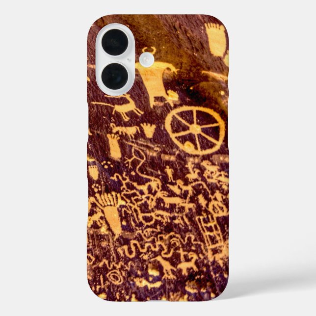 Newspaper Rock American Indian Utah Case-Mate iPhone Case (Back)