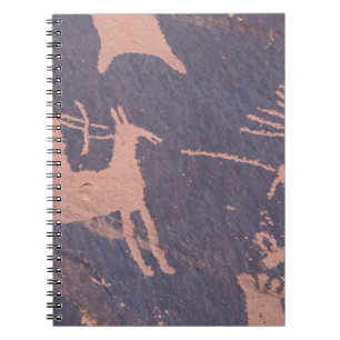 Newspaper Rock, S.P., UT Near Monticello. Spiral Notebook