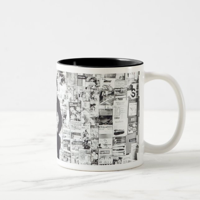Newspaper salesman, c.1960 Two-Tone coffee mug (Right)