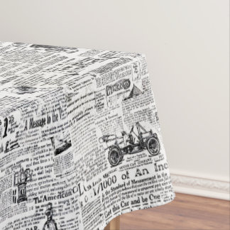 Newspaper Tablecloth
