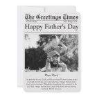 Newspaper Unique Fun Photo Happy Father's Day Car