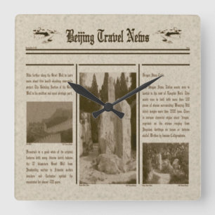 Newspaper Wall Clock