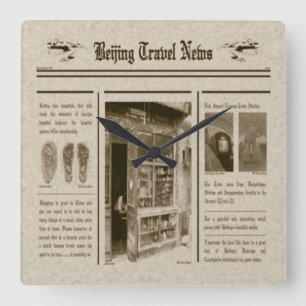 Newspaper Wall Clock