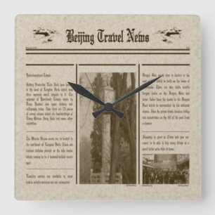 Newspaper Wall Clock