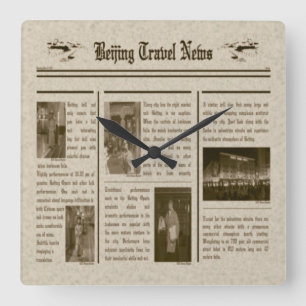 Newspaper Wall Clock