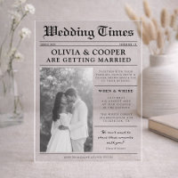Newspaper Wedding