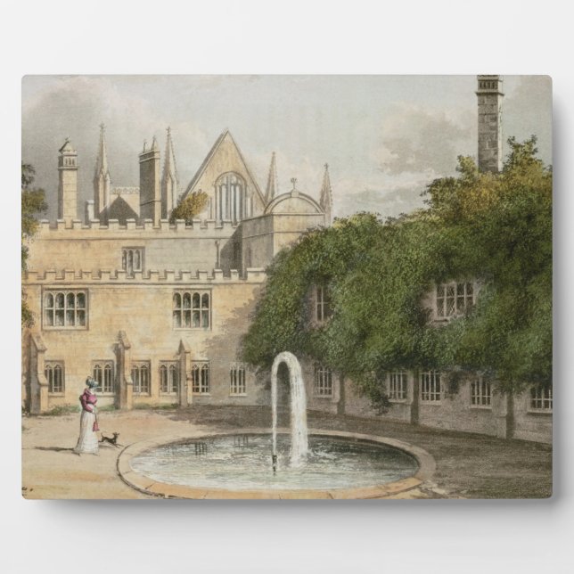 Newstead Abbey, from R. Ackermann's (1764-1834) 'R Plaque (Front)