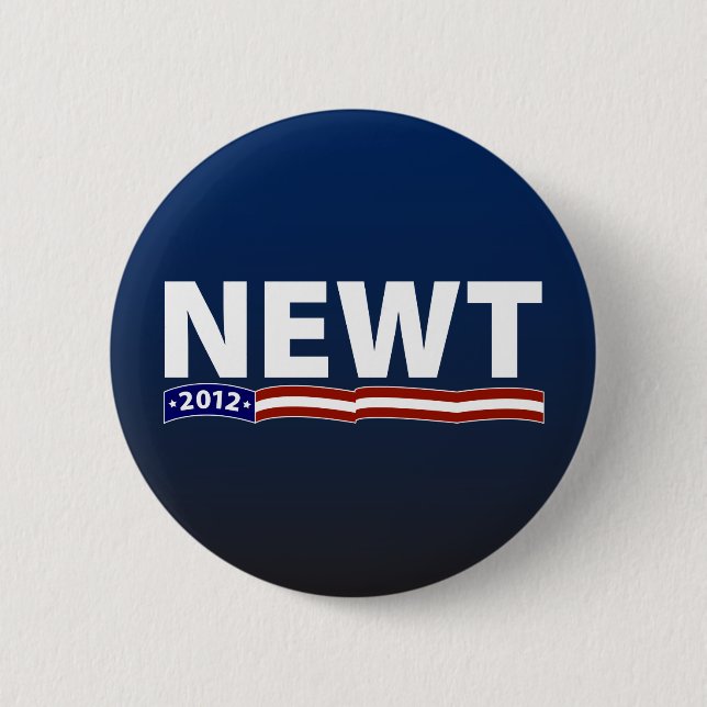 Newt 2012 6 cm round badge (Front)