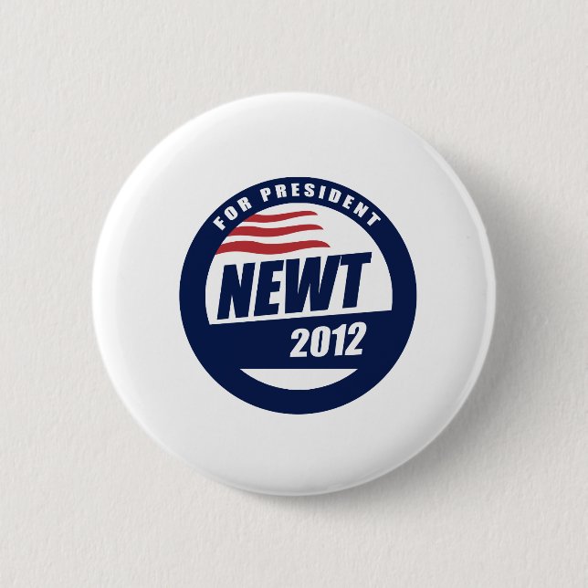 Newt 2012 6 cm round badge (Front)