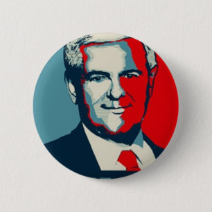 Newt Gingrich 2012 6 Cm Round Badge