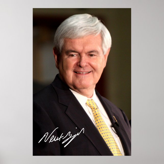 Newt Gingrich Poster (Front)