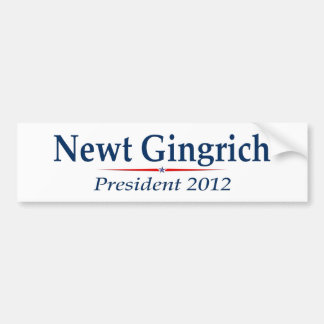 Newt Gingrich President 2012 (v103) Bumper Sticker