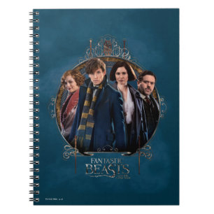 NEWT SCAMANDER™ and Company Art Nouveau Frame Spiral Notebook