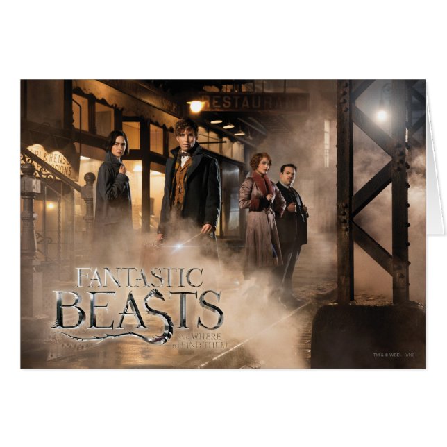NEWT SCAMANDER™ & Co. At The Train Station (Front Horizontal)