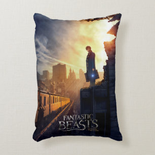 NEWT SCAMANDER™ in Destroyed Building Decorative Cushion