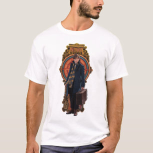NEWT SCAMANDER™ Standing Art Nouveau Panel T-Shirt
