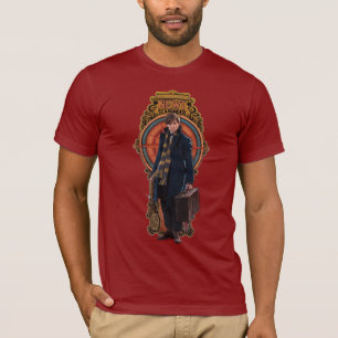 NEWT SCAMANDER™ Standing Art Nouveau Panel T-Shirt