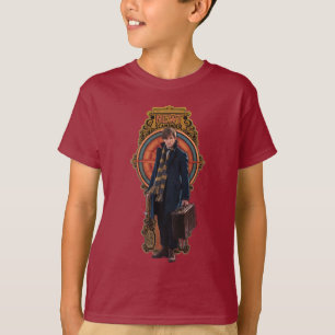 NEWT SCAMANDER™ Standing Art Nouveau Panel T-Shirt