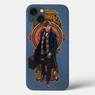 NEWT SCAMANDER™ Walking Art Nouveau Panel iPhone 13 Case