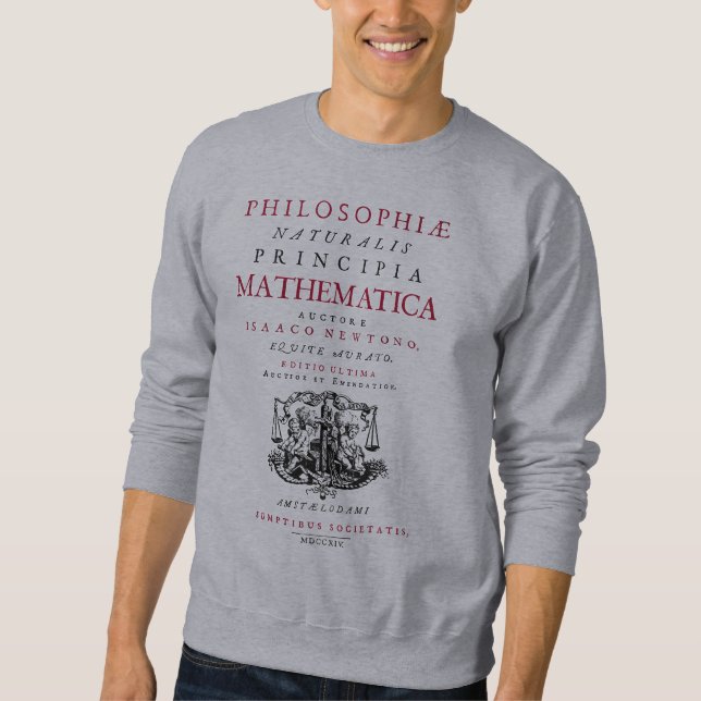 Newtons Prncipia Sweatshirt (Front)